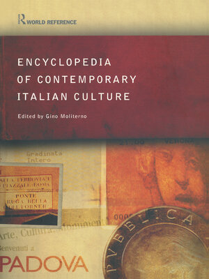 cover image of Encyclopedia of Contemporary Italian Culture